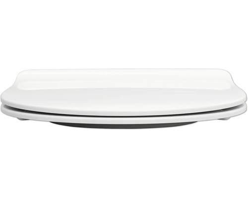 Bílé záchodové prkénko