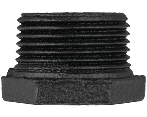 Černá kovová závitová vsuvka