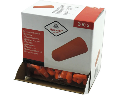 Balení 200 kusů špuntů do uší