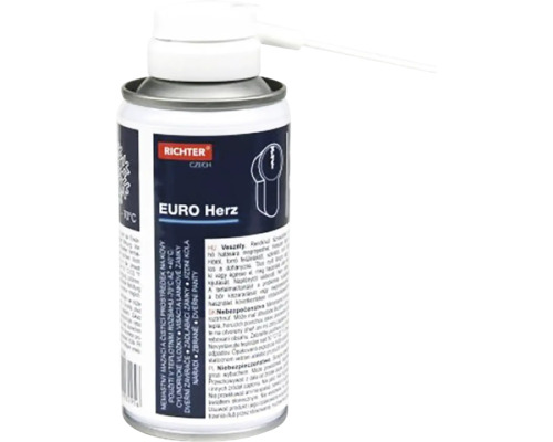 Nemastný mazací a čistící prostředek EH.150ML na kovy Kovová sprejová dóza Richter Euro Herz