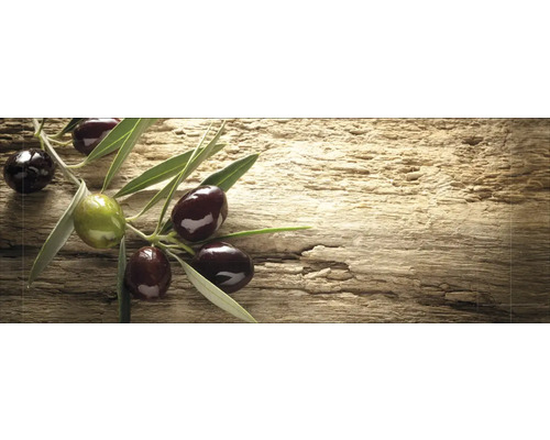 Obkladový panel do kuchyně mySpotti Profix olivová větev ze Středomoří 160 x 60 cm PX-16060-59-HB