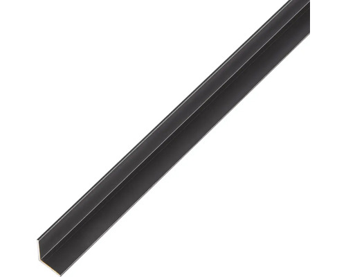 Alu L profil 10x10x1 mm, 2,6 m, černý