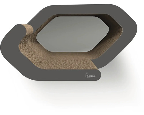 Kartónový nábytek pro kočky s moderním designem