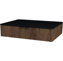 Koupelnová skříňka pod umyvadlo Devo Lotos bronzová/černá 70 x 16 x 53 cm LF-SUW1S70x16-F115