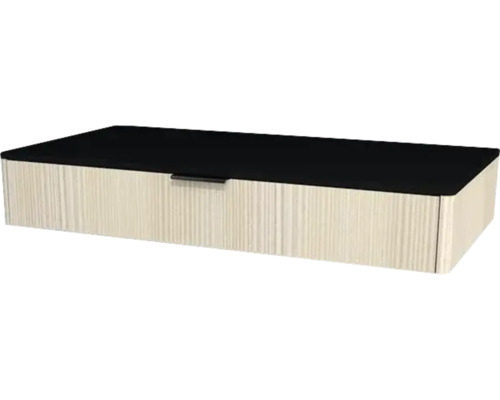 Koupelnová skříňka pod umyvadlo Devo Lotos krémově bílá/černá 100 x 16 x 53 cm LF-SUW1S100x16-F98 Koupelnová skříňka pod umyvadlo Devo Lotos krémově bílá/černá 100 x 16 x 53 cm LF-SUW1S100x16-F98