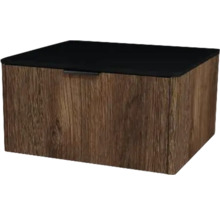 Koupelnová skříňka pod umyvadlo Devo Lotos bronzová/černá 60 x 31 x 53 cm LF-SUW1S60x31-F115