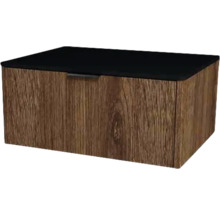 Koupelnová skříňka pod umyvadlo Devo Lotos bronzová/černá 70 x 31 x 53 cm LF-SUW1S70x31-F115