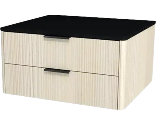 Koupelnová skříňka pod umyvadlo Devo Lotos krémově bílá/černá 60 x 31 x 53 cm LF-SUW2S60x31-F98 Koupelnová skříňka pod umyvadlo Devo Lotos krémově bílá/černá 60 x 31 x 53 cm LF-SUW2S60x31-F98