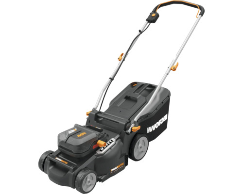 Aku sekačka WORX Nitro WG737E 40V (2x20V) set vč. 2 ks aku a nabíječky Akumulátorová sekačka na trávu