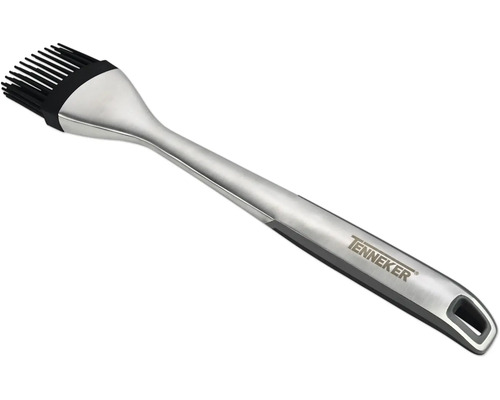 Grilovací štětec Tenneker se silikonovými štětinami a rukojetí z nerezové oceli