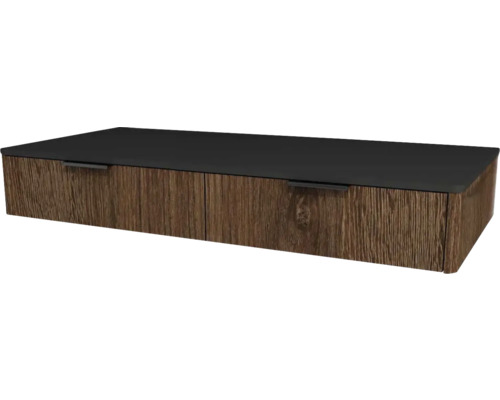 Koupelnová skříňka pod umyvadlo Devo Lotos bronzová/černá 110 x 16 x 53 cm LF-SUW2S110x16-F115 Koupelnová skříňka pod umyvadlo Devo Lotos bronzová/černá 110 x 16 x 53 cm LF-SUW2S110x16-F115