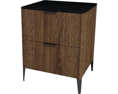 Koupelnová skříňka pod umyvadlo Devo Lotos bronzová/černá 60 x 76 x 53 cm LF-SUS2S60x76-F115 Koupelnová skříňka pod umyvadlo Devo Lotos bronzová/černá 60 x 76 x 53 cm LF-SUS2S60x76-F115