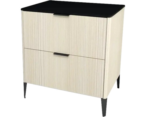 Koupelnová skříňka pod umyvadlo Devo Lotos krémově bílá/černá 70 x 76 x 53 cm LF-SUS2S70x76-F98 Koupelnová skříňka pod umyvadlo Devo Lotos krémově bílá/černá 70 x 76 x 53 cm LF-SUS2S70x76-F98