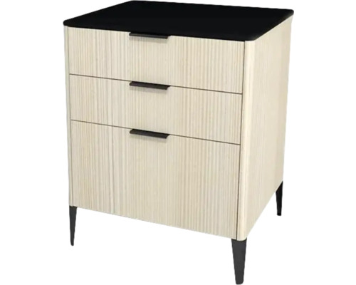 Koupelnová skříňka pod umyvadlo Devo Lotos krémově bílá/černá 60 x 76 x 53 cm LF-SUS3S60x76-F98 Koupelnová skříňka pod umyvadlo Devo Lotos krémově bílá/černá 60 x 76 x 53 cm LF-SUS3S60x76-F98