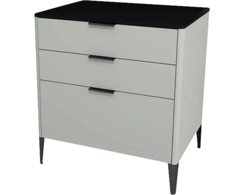Koupelnová skříňka pod umyvadlo Devo Lotos ocelově šedá/černá 70 x 76 x 53 cm LF-SUS3S70x76-F105 Koupelnová skříňka pod umyvadlo Devo Lotos ocelově šedá/černá 70 x 76 x 53 cm LF-SUS3S70x76-F105