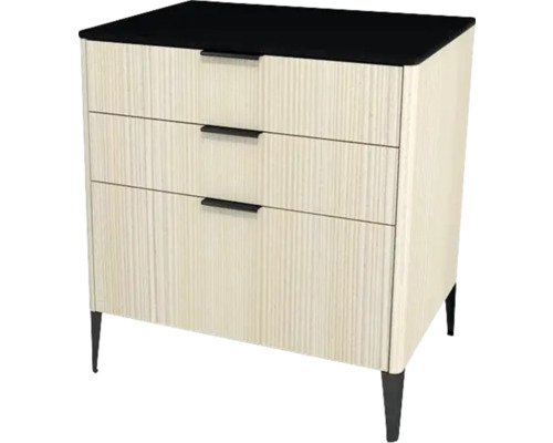 Koupelnová skříňka pod umyvadlo Devo Lotos krémově bílá/černá 70 x 76 x 53 cm LF-SUS3S70x76-F98 Koupelnová skříňka pod umyvadlo Devo Lotos krémově bílá/černá 70 x 76 x 53 cm LF-SUS3S70x76-F98