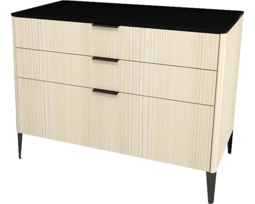Koupelnová skříňka pod umyvadlo Devo Lotos krémově bílá/černá 100 x 76 x 53 cm LF-SUS3S100x76-F98 Koupelnová skříňka pod umyvadlo Devo Lotos krémově bílá/černá 100 x 76 x 53 cm LF-SUS3S100x76-F98