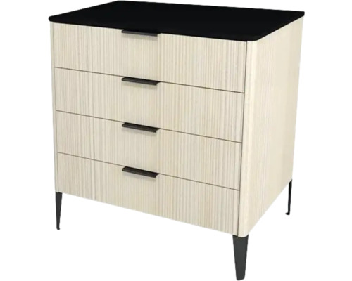 Koupelnová skříňka pod umyvadlo Devo Lotos krémově bílá/černá 70 x 76 x 53 cm LF-SUS4S70x76-F98 Koupelnová skříňka pod umyvadlo Devo Lotos krémově bílá/černá 70 x 76 x 53 cm LF-SUS4S70x76-F98