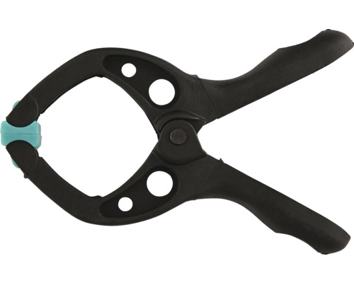 Pružinová svorka z plastu s pohyblivými ochrannými čelistmi