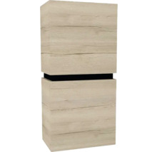 Koupelnová závěsná skříňka Devo Viva 2.0 pravá dub halifax bílý 40 x 84 x 26 cm VV2-S2D1SP40x26-P29