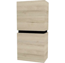 Koupelnová závěsná skříňka Devo Viva 2.0 levá dub halifax bílý 40 x 84 x 26 cm VV2-S2DL40x26-P29