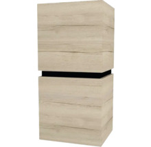 Koupelnová závěsná skříňka Devo Viva 2.0 levá dub bílá 40 x 84 x 35 cm VV2-S2DL40x35-P29