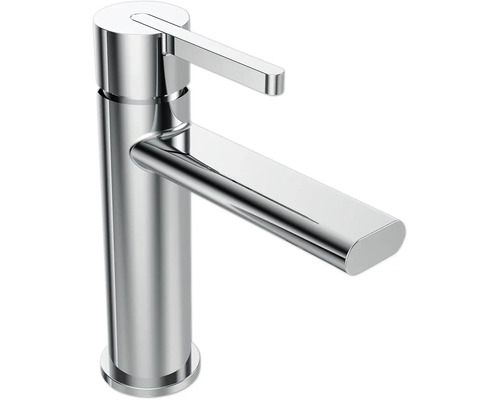 Umyvadlová baterie z kovu, lesklá