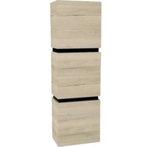 Koupelnová skříňka vysoká Devo Viva 2.0 pravá dub halifax bílý 40 x 127 x 26 cm VV2-S3D2SP40x26-P29