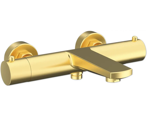 Zlatá nástěnná vanová baterie