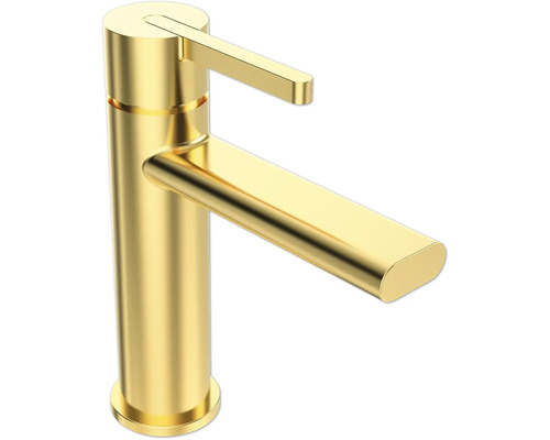 Zlatá umyvadlová baterie do koupelny