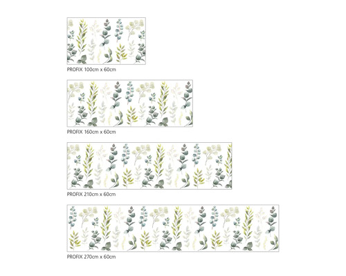 Profix bordury v různých velikostech s rostlinnými motivy