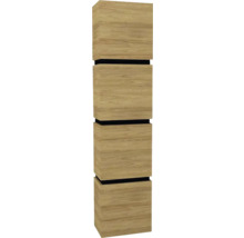 Koupelnová skříňka vysoká Devo Viva 2.0 levá ořechovec přírodní 40 x 170 x 26 cm VV2-S4D3SP40x26-P71