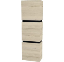 Koupelnová závěsná skříňka Devo Viva 2.0 levá dub halifax bílý 40 x 12,7 x 26 cm VV2-S3DL40x26-P29