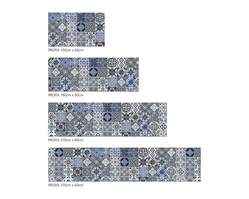 Různé velikosti rohože ProFix s dlaždicovým vzorem