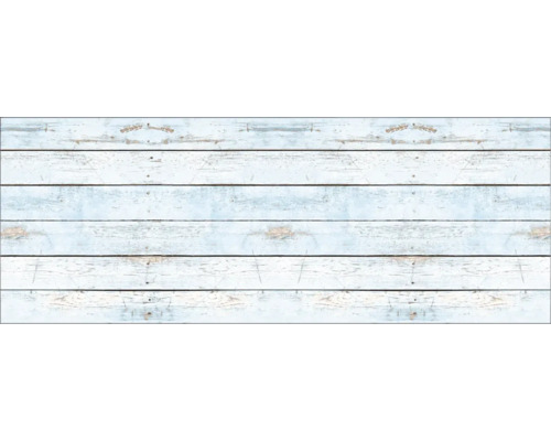 Obkladový panel do kuchyně mySpotti Profix vzhled dřeva Wood Light Blue 160 x 60 cm PX-16060-1282-HB