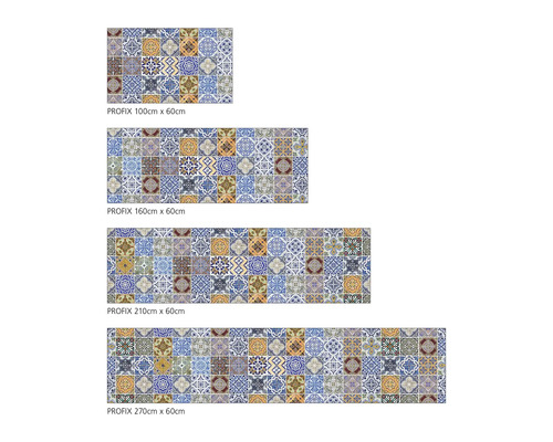 Několik zrcadel PROFIX s různými rozměry a mozaikovým vzorem