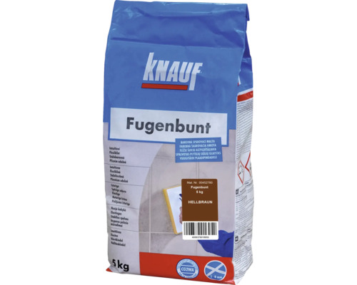 Spárovací hmota KNAUF Fugenbunt Hellbraun, 5 kg, světle hnědá-0