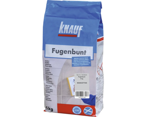 Spárovací hmota KNAUF Fugenbunt Manhattan, 5 kg, manhattan Knauf Fugenbunt Manhattan spárovací hmota, 5 kg balení