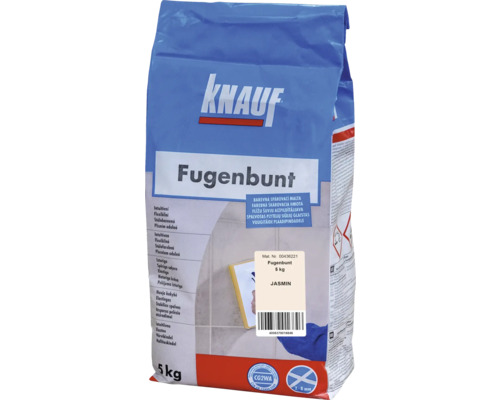 Spárovací hmota KNAUF Fugenbunt Jasmin, 5 kg, jasmín Malta Knauf Fugenbunt v 5kg pytli