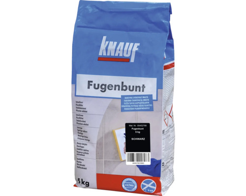 Spárovací hmota KNAUF Fugenbunt Schwarz, 5 kg, černá