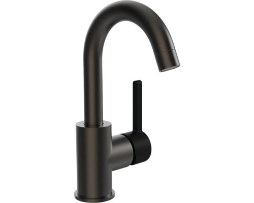 Umyvadlová baterie v kartáčované černé barvě