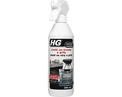 Čistič HG na trouby 500 ml a čistič na skla HG 500 ml