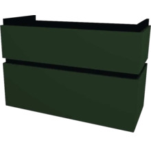 Koupelnová skříňka pod umyvadlo Devo Viva 2.0 zelená matná 97 x 51 x 44 cm VV2-SU2S98x51-F77