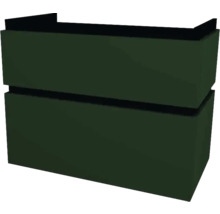 Koupelnová skříňka pod umyvadlo Devo Viva 2.0 zelená matná 84 x 66 x 44 cm VV2-SU2S84x66-F77