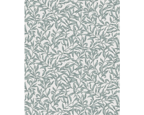 Vliesová tapeta FLORAL modrá zelená 10,05x0,53m Heritage Tapeta s designem listů pro dekoraci stěn