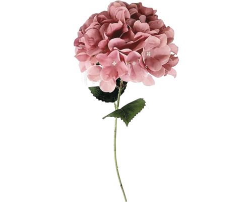 Umělá květina hortenzie 58 cm růžová