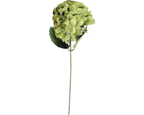 Umělá květina hortenzie 58 cm zelená