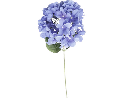 Umělá květina hortenzie 58 cm modrá