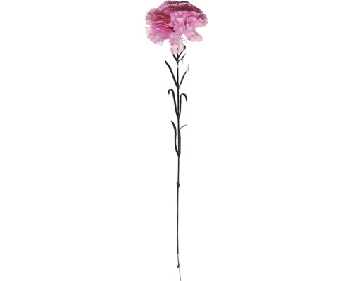 Umělá květina karafiát 53 cm růžová