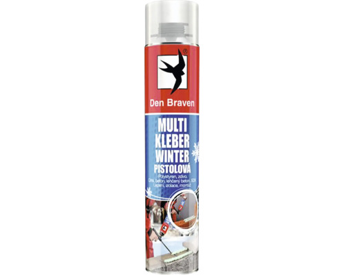 Montážní pěna PUR DEN BRAVEN multi kleber zimní pistolová 750 ml